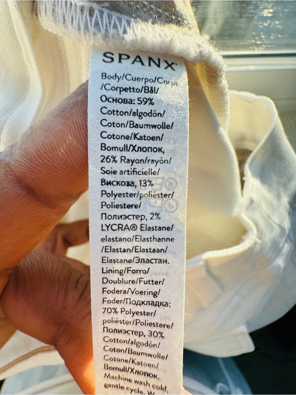 SPANX White women’s Pull-On wide leg cropped pants - Picture 9 of 9